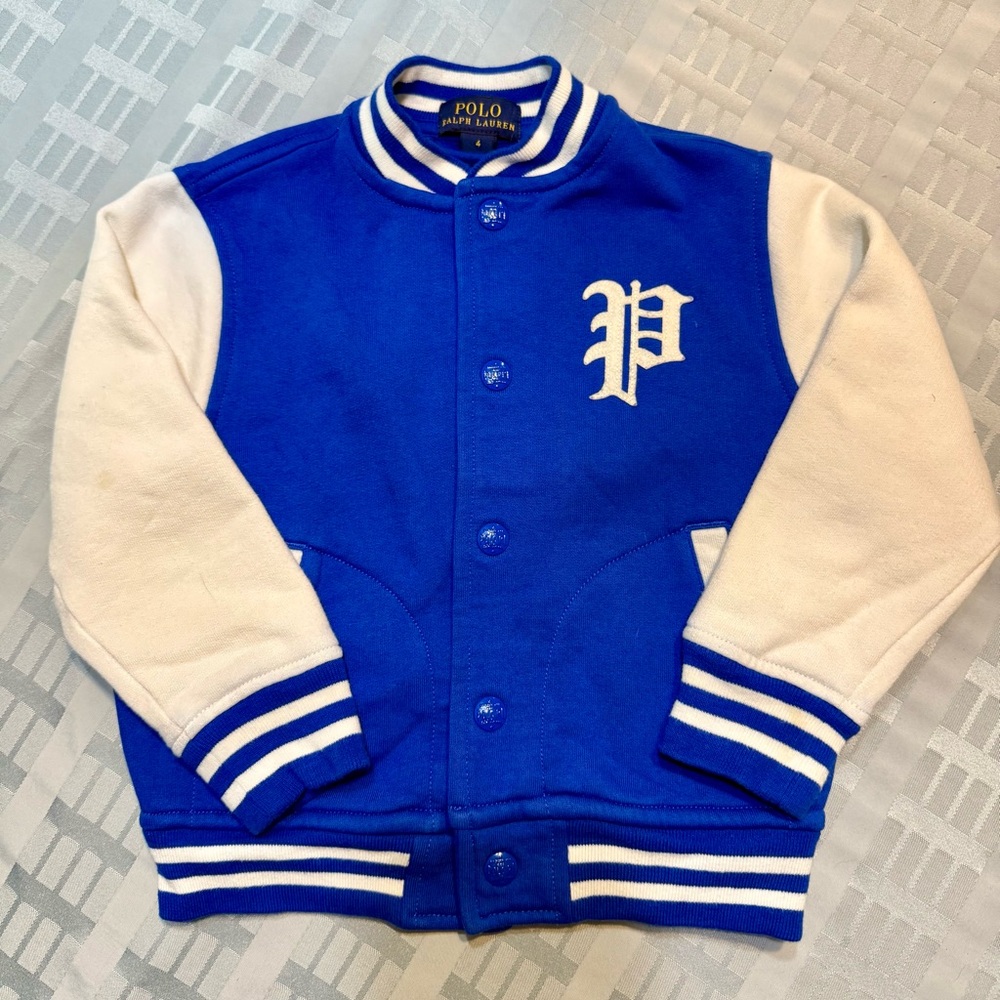 Polo Ralph Lauren Kids Baseball Varsity Jacket Size 4